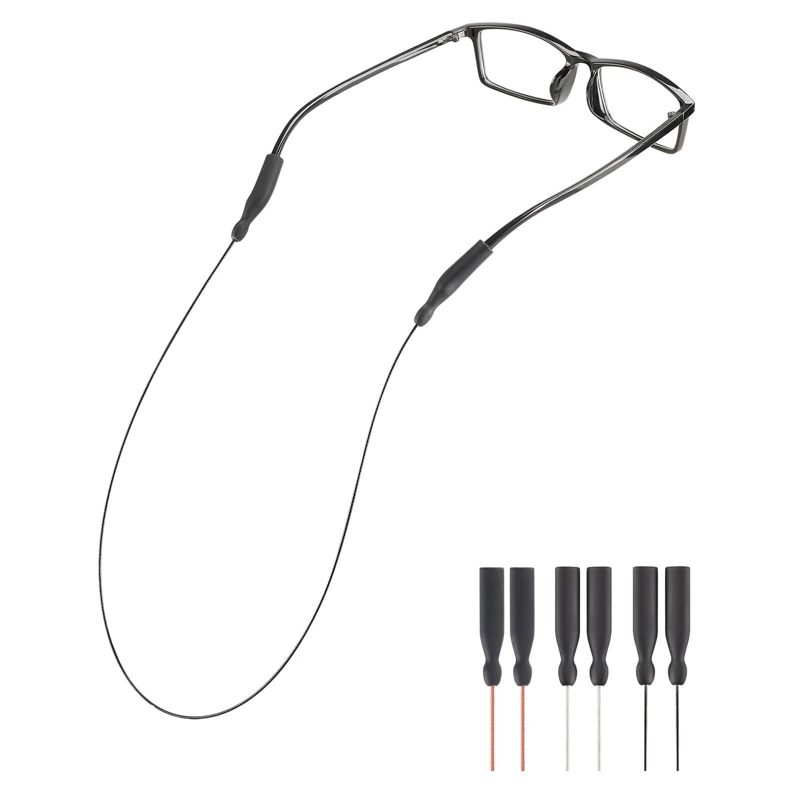 Correas para Gafas Omnful 3pcs Silicona y Acero 50,8 cm