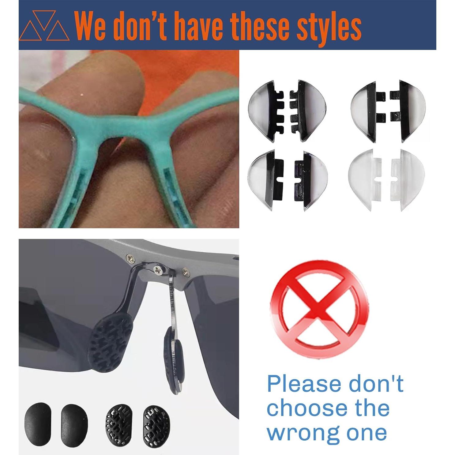 Kit de Reparación de Gafas Mingbuy 50 Pcs Almohadillas