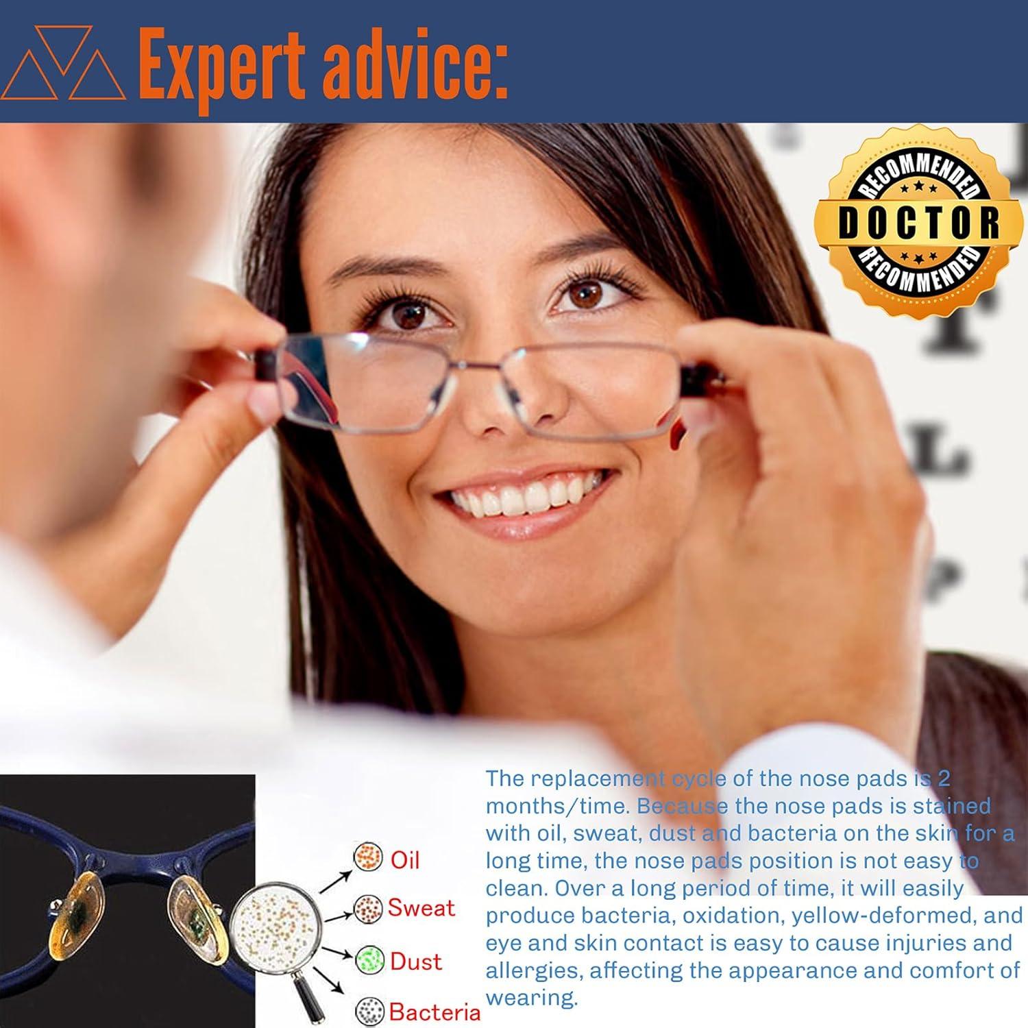 Kit de Reparación de Gafas Mingbuy con 220 Almohadillas y 100 Tornillos