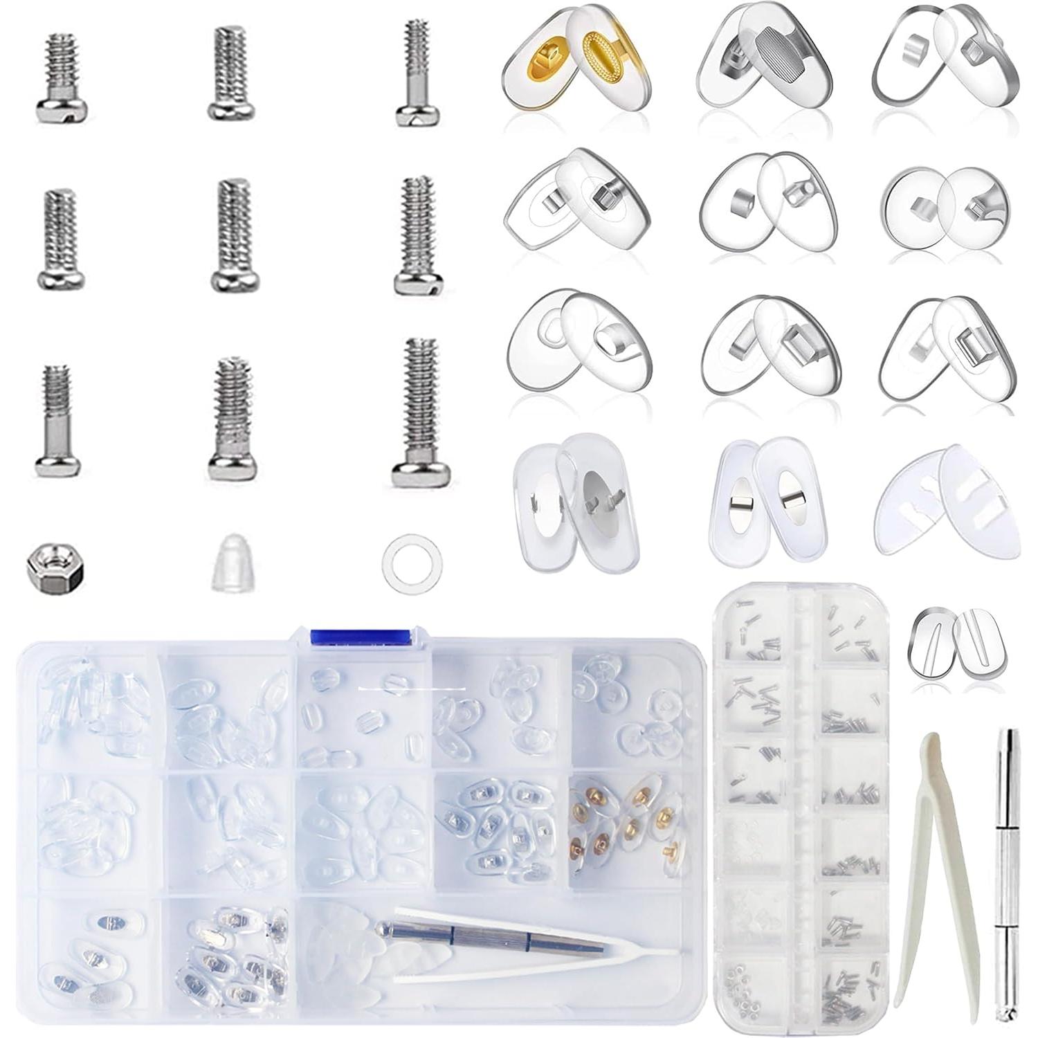 Kit de Reparación de Gafas Mingbuy con 100 Almohadillas