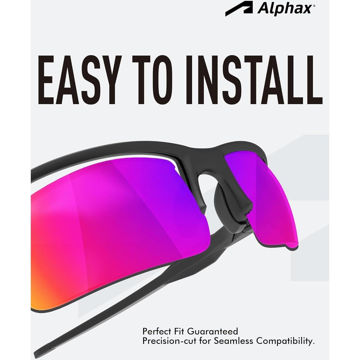 Lentes Polarizados de Reemplazo Alphax para Oakley Radar Path