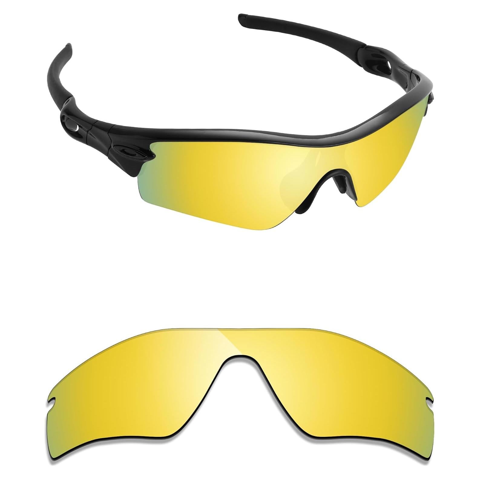 Lentes Polarizados Alphax 24K para Oakley Radar Path