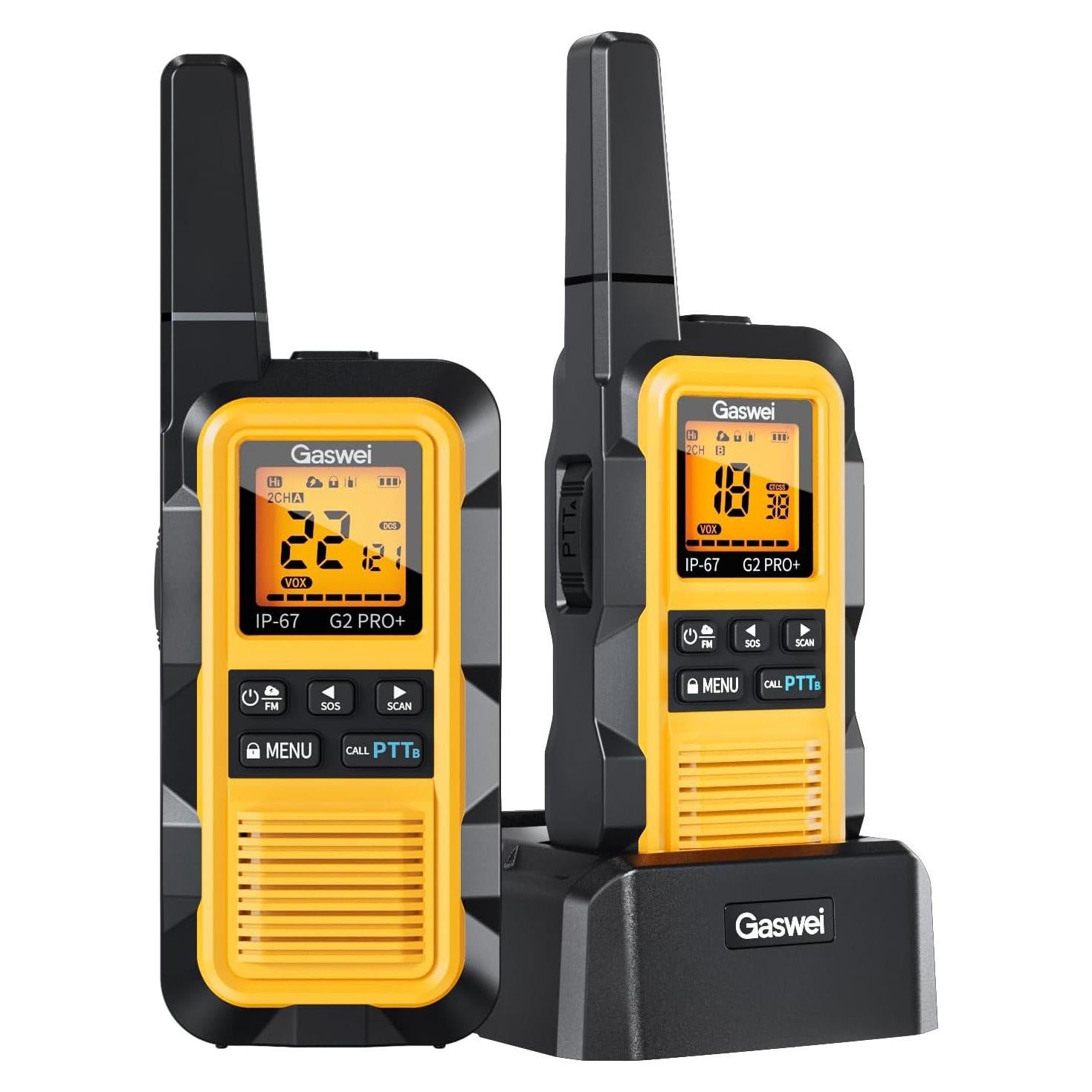 Walkie Talkies Flotantes Gaswei G2pro+ Impermeables 2 Paquete