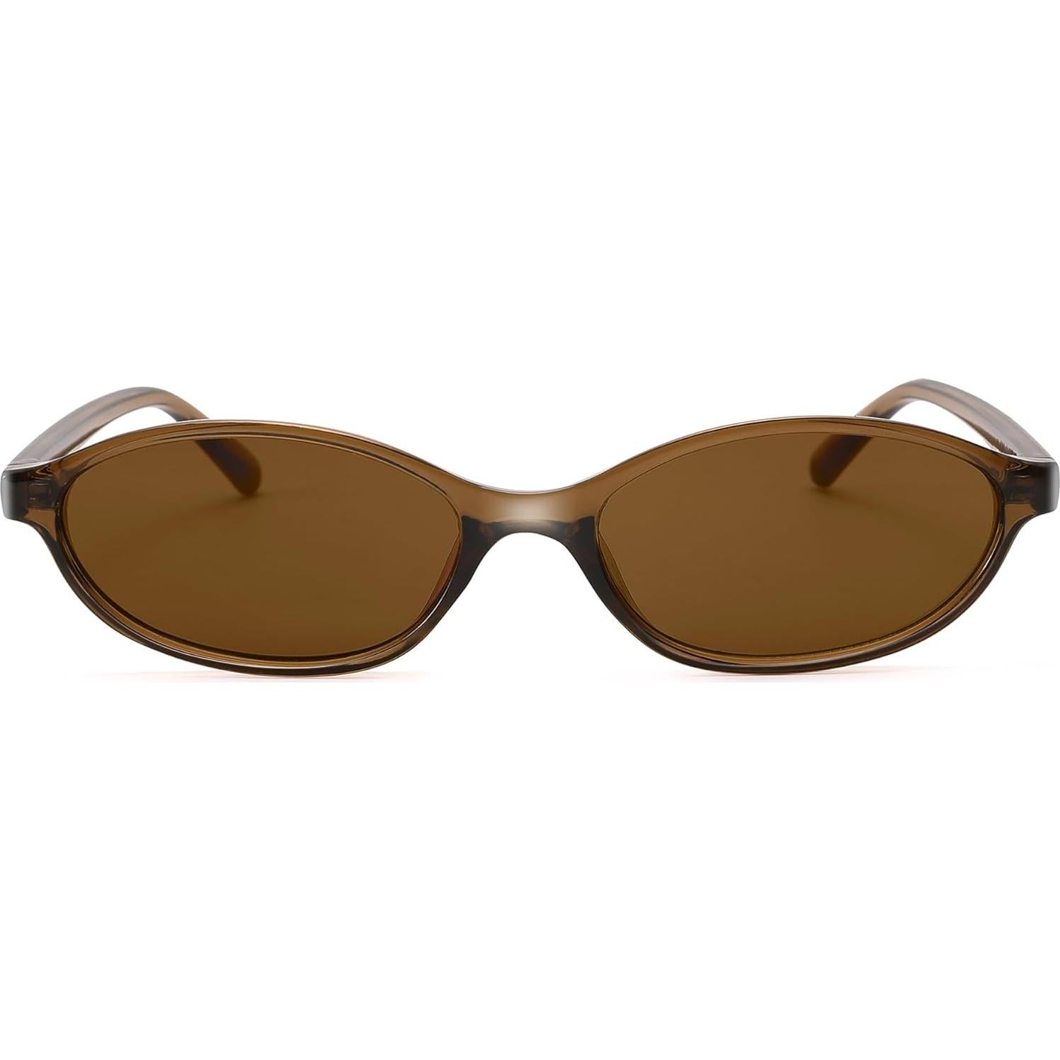 Gafas de sol ovaladas retro para mujeres - Y2K - 54mm