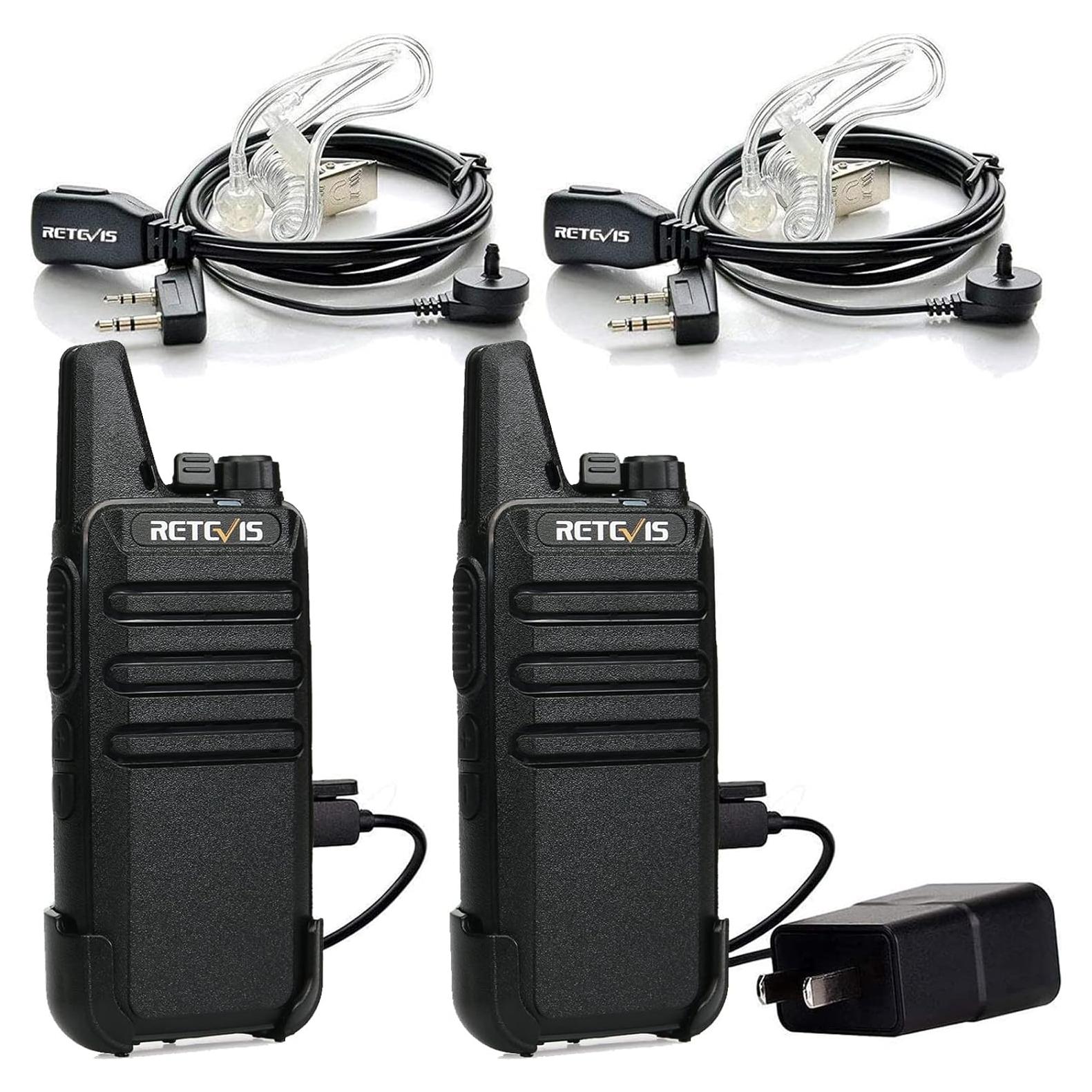 Walkie Talkie Retevis RT22 Mini Radio 2 vías Recargable