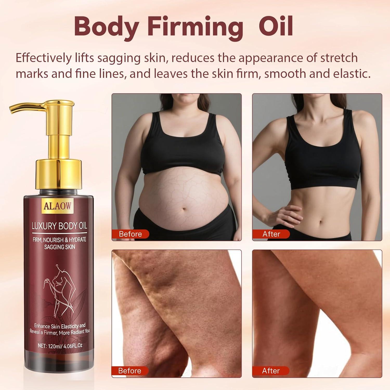 Aceite reafirmante corporal ALAOW 120 ml - Hidratante y tonificante