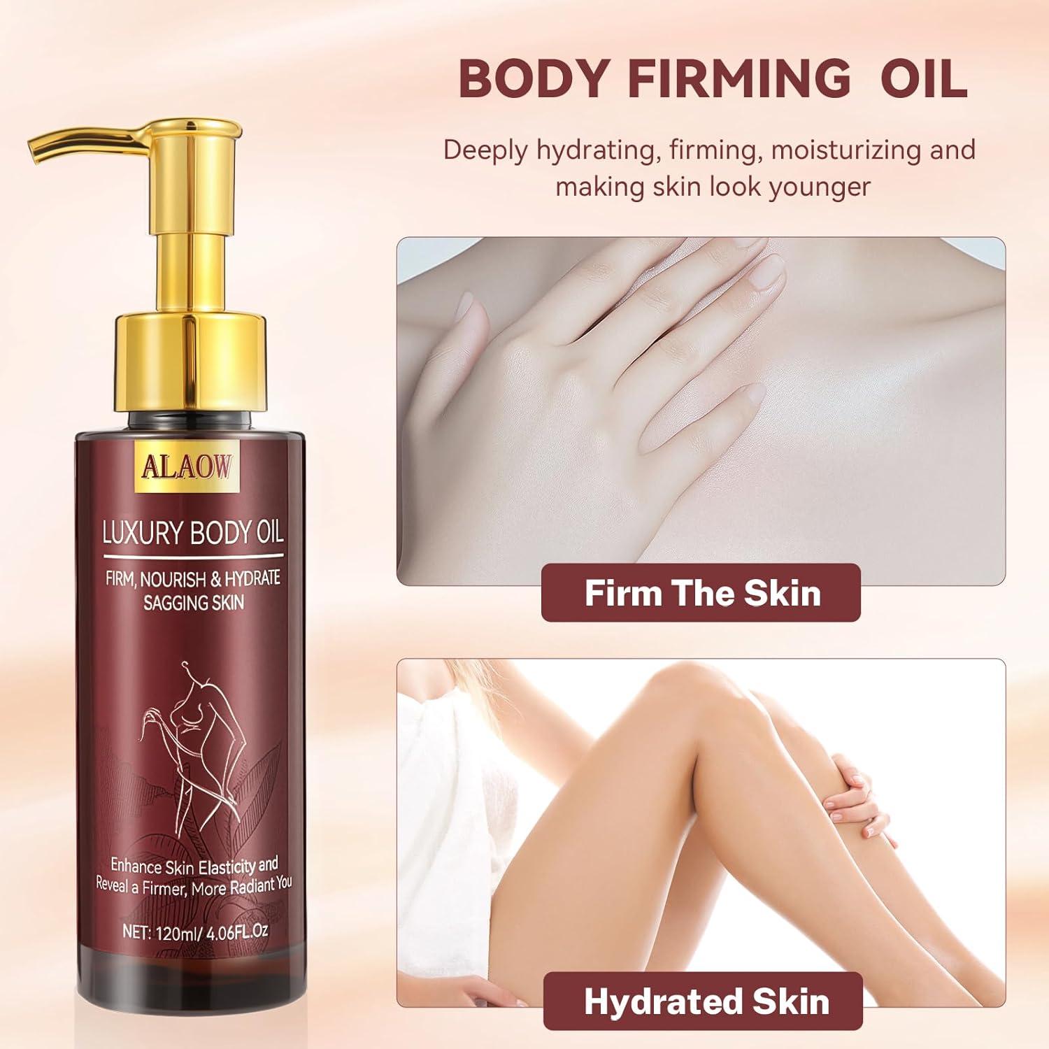 Aceite reafirmante corporal ALAOW 120 ml - Hidratante y tonificante