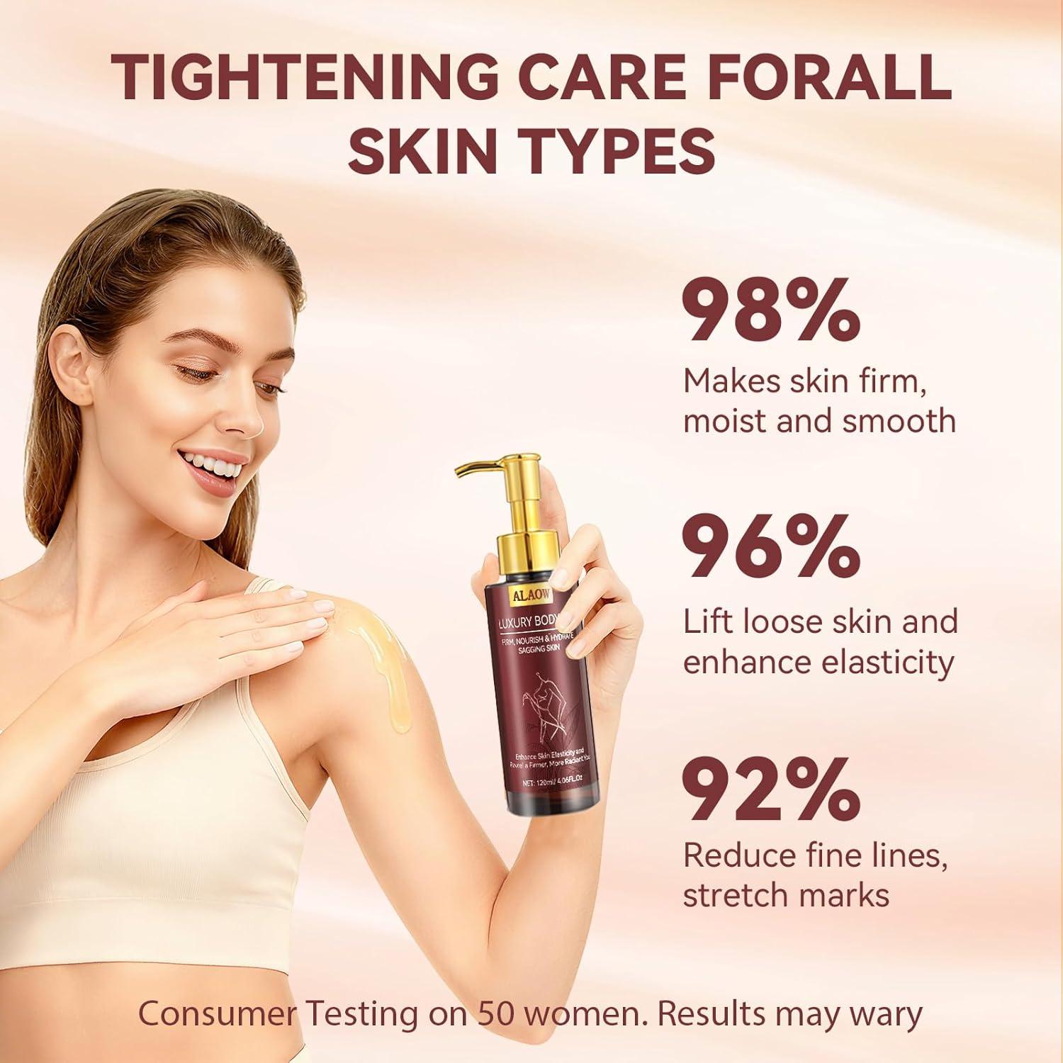 Aceite reafirmante corporal ALAOW 120 ml - Hidratante y tonificante