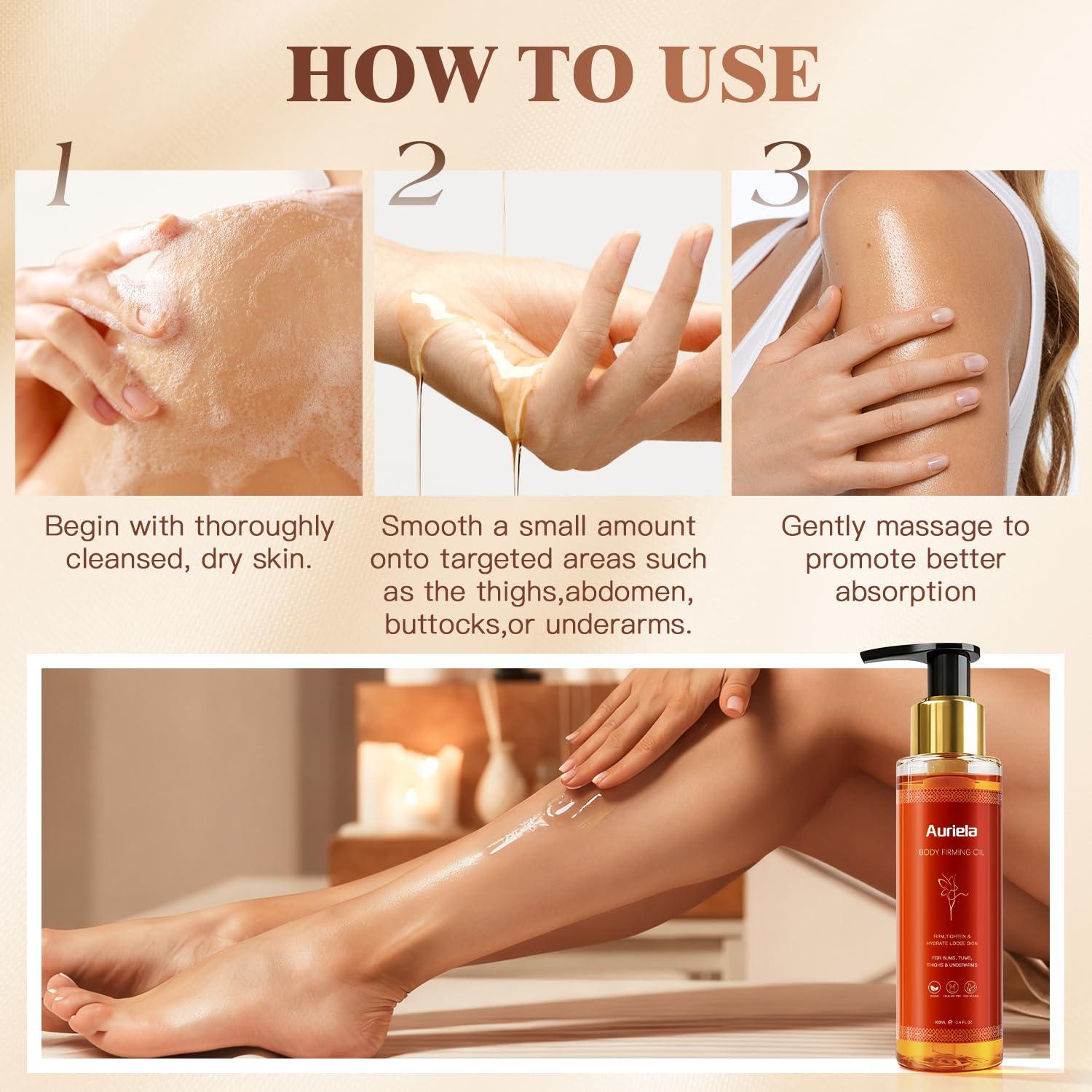 Aceite Corporal Reafirmante Auriela 100ml - Hidratante y Tonificante