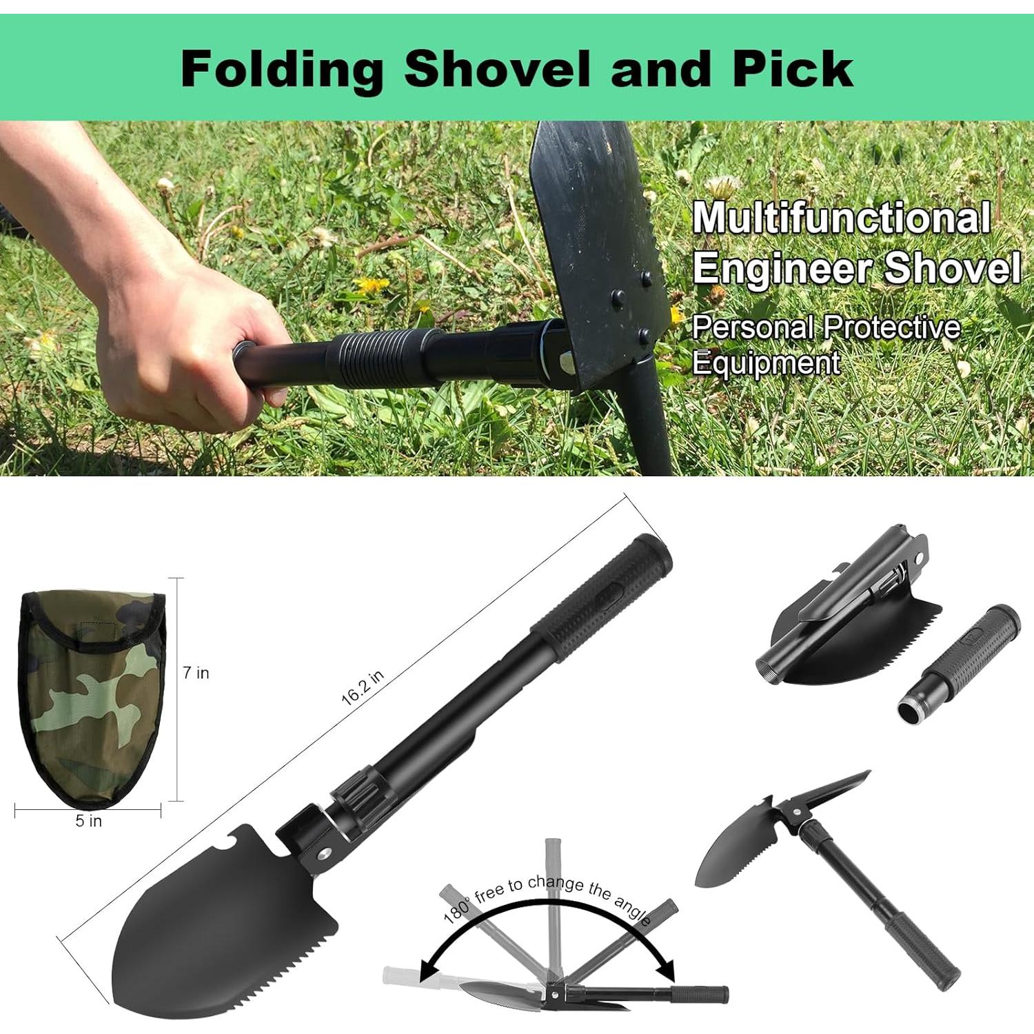 Kit de Supervivencia 256 en 1 Angieast con Primeros Auxilios