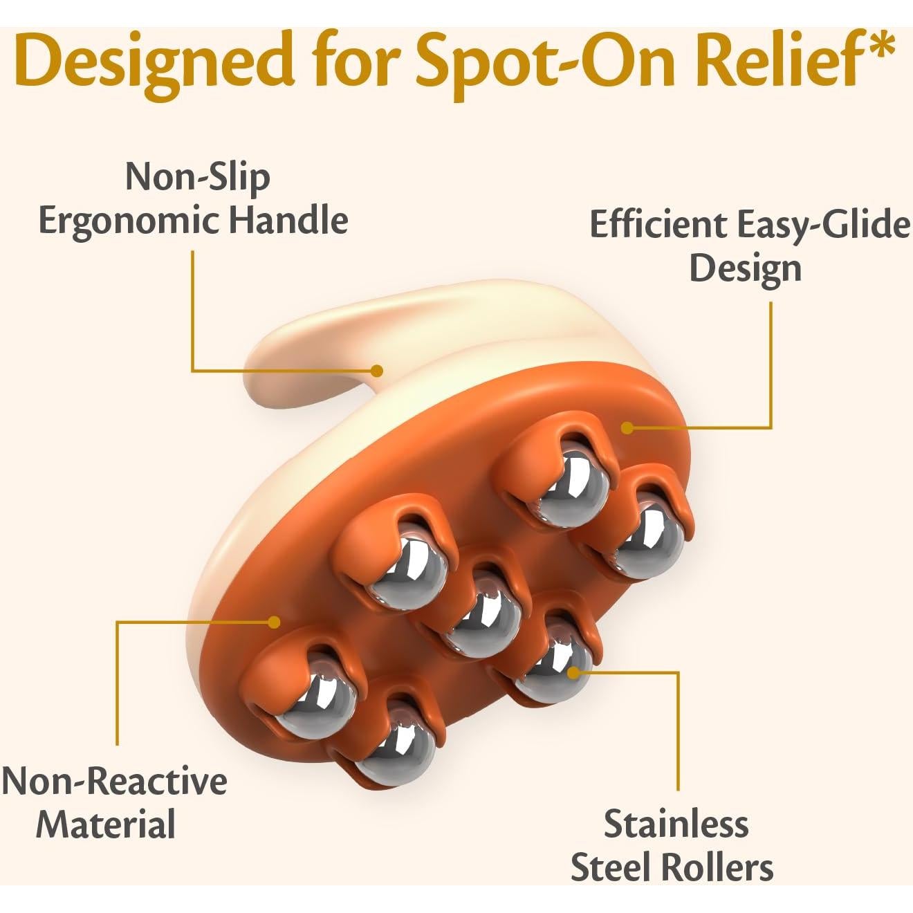 Masajeador Drenaje Linfático M3 + Aceite Ricino Orgánico 118ml