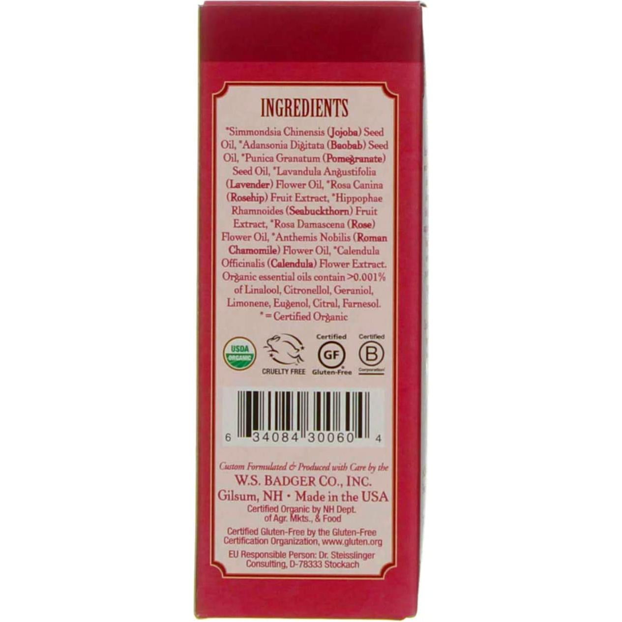 Aceite Facial Badger Rosa de Damasco 2x29.5ml Piel Seca