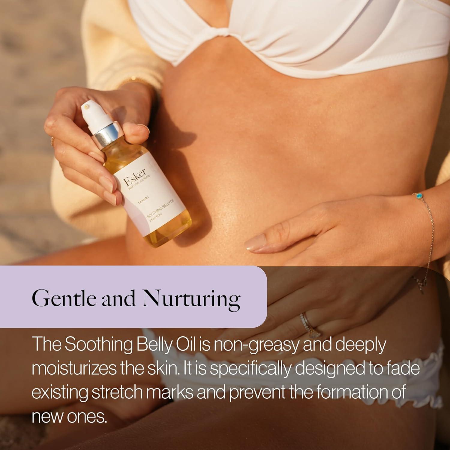 Aceite Abdominal Calmante Esker 113.4ml - Hidratante Embarazo