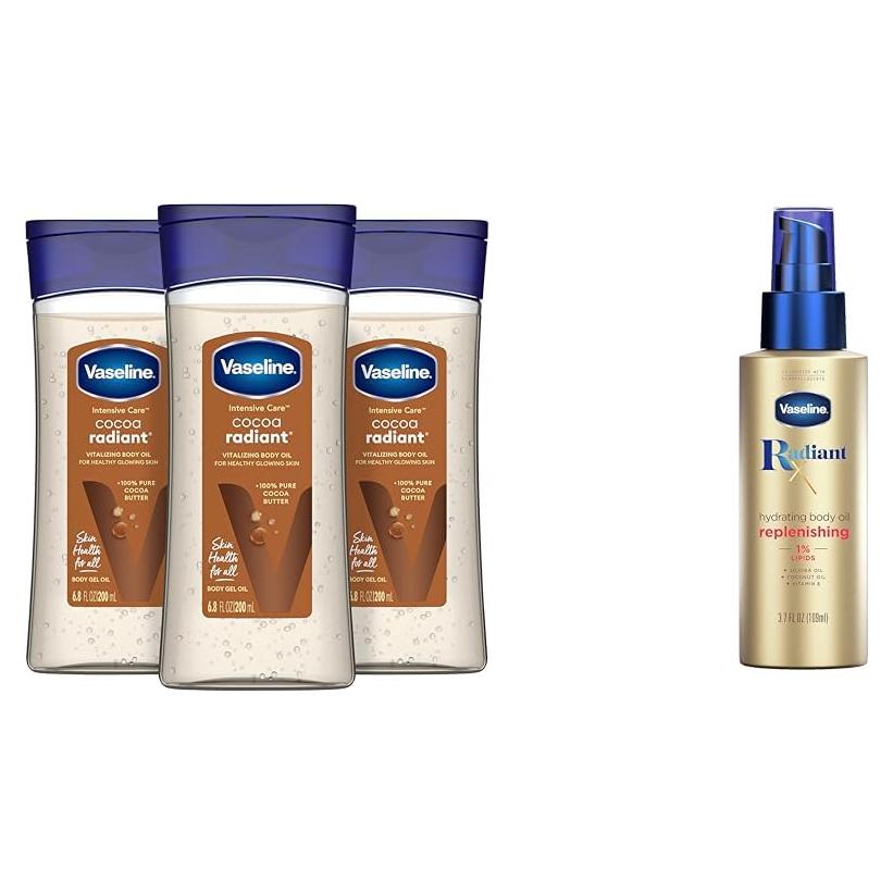 Paquete Aceites Corporales Vaseline Cuidado Intensivo 296g