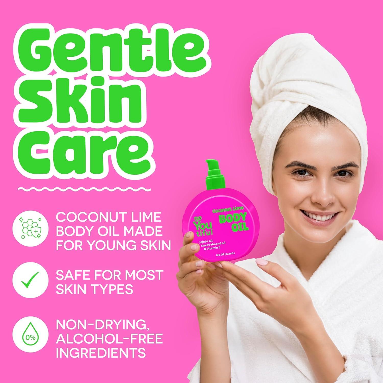 Aceite Corporal BeYoutiful Coco y Lima 226.8 g Hidratante