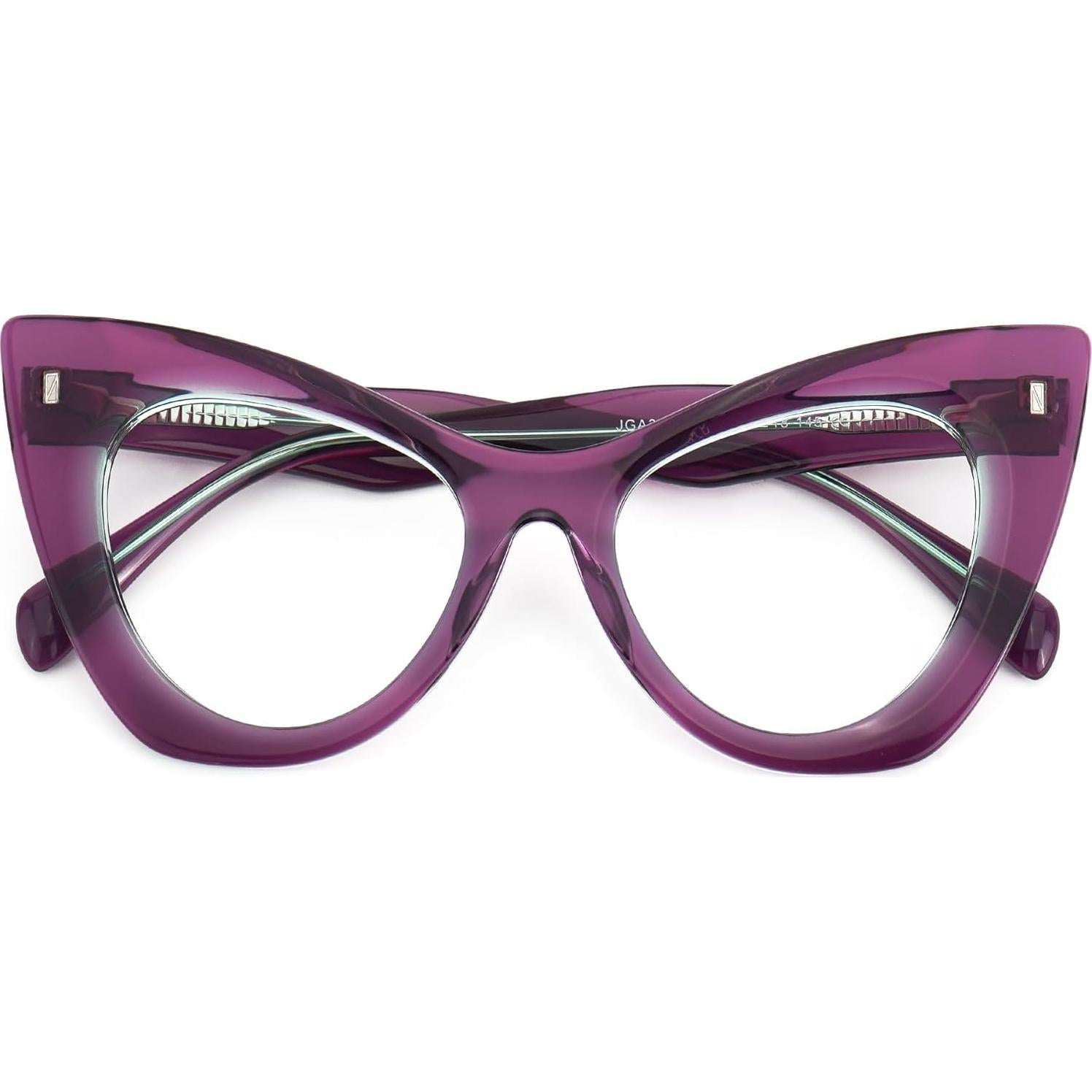 Gafas de Ojo de Gato Zeelool para Mujeres - Acetato Morado