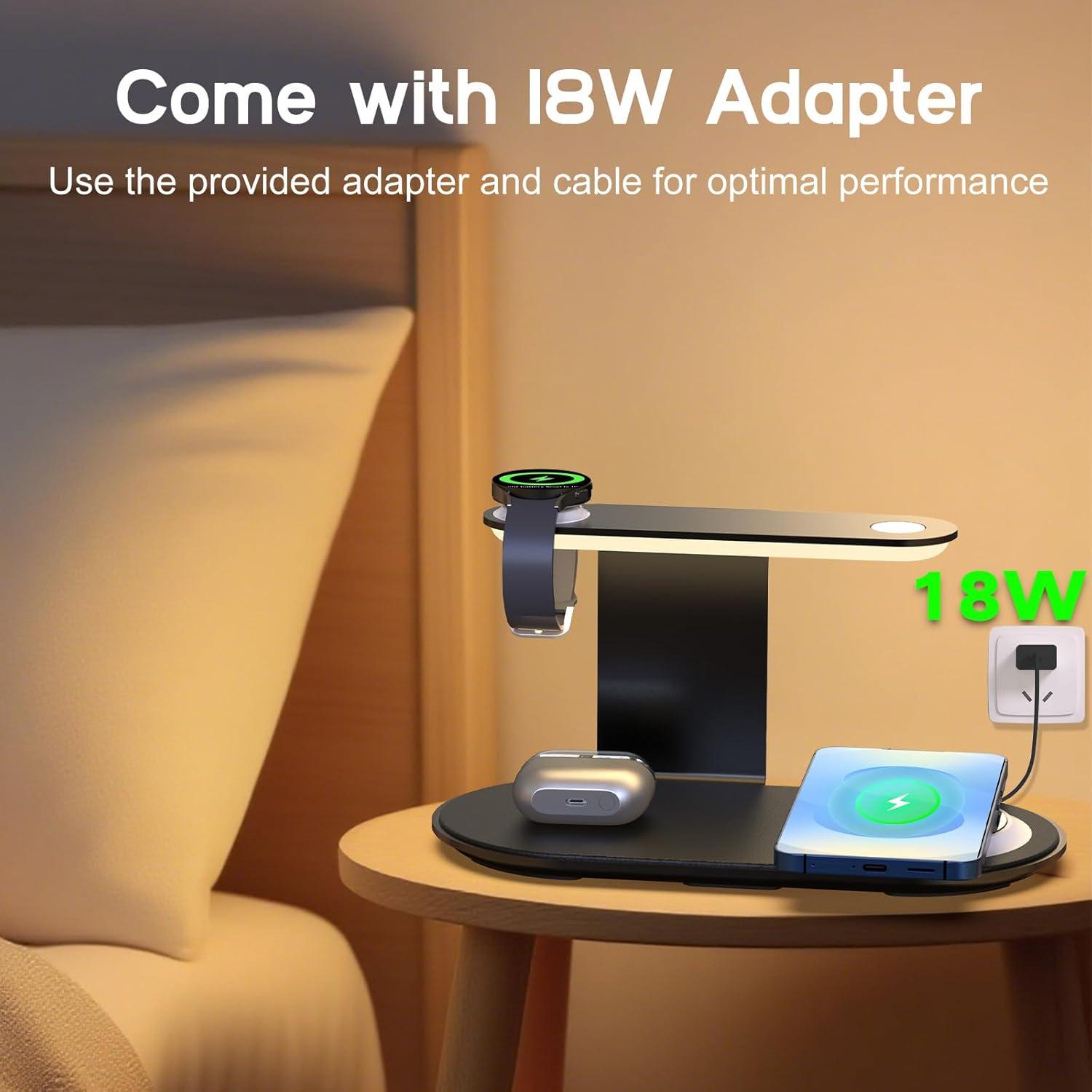 Estación de Carga Inalámbrica 4 en 1 Guanyu para Samsung