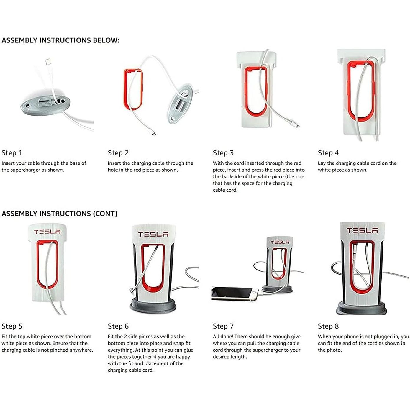 Estación de Carga Réplica Tesla Supercargador Escritorio
