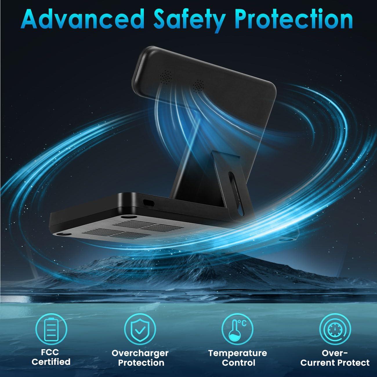 Cargador Inalámbrico 3 en 1 Dongguan para iPhone, Apple Watch y AirPods