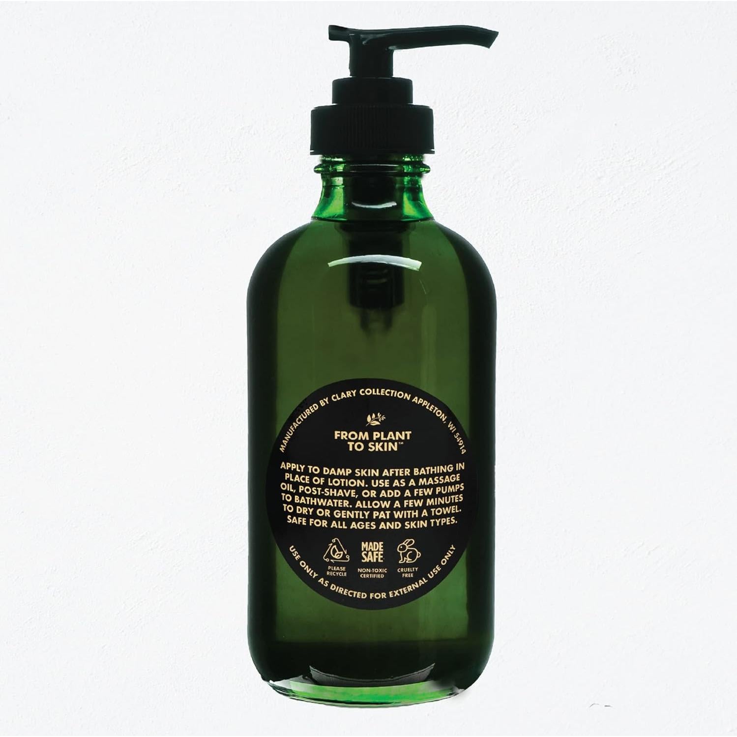 Aceite Corporal Clary Collection 236.6 ml Hidratante Natural