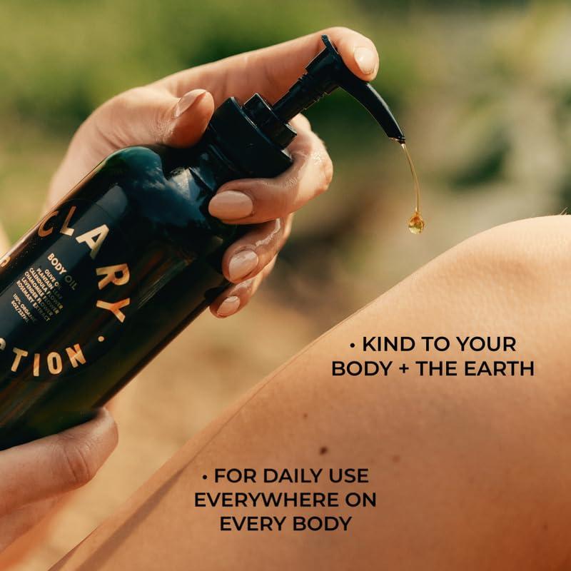 Aceite Corporal Clary Collection 236.6 ml Hidratante Natural