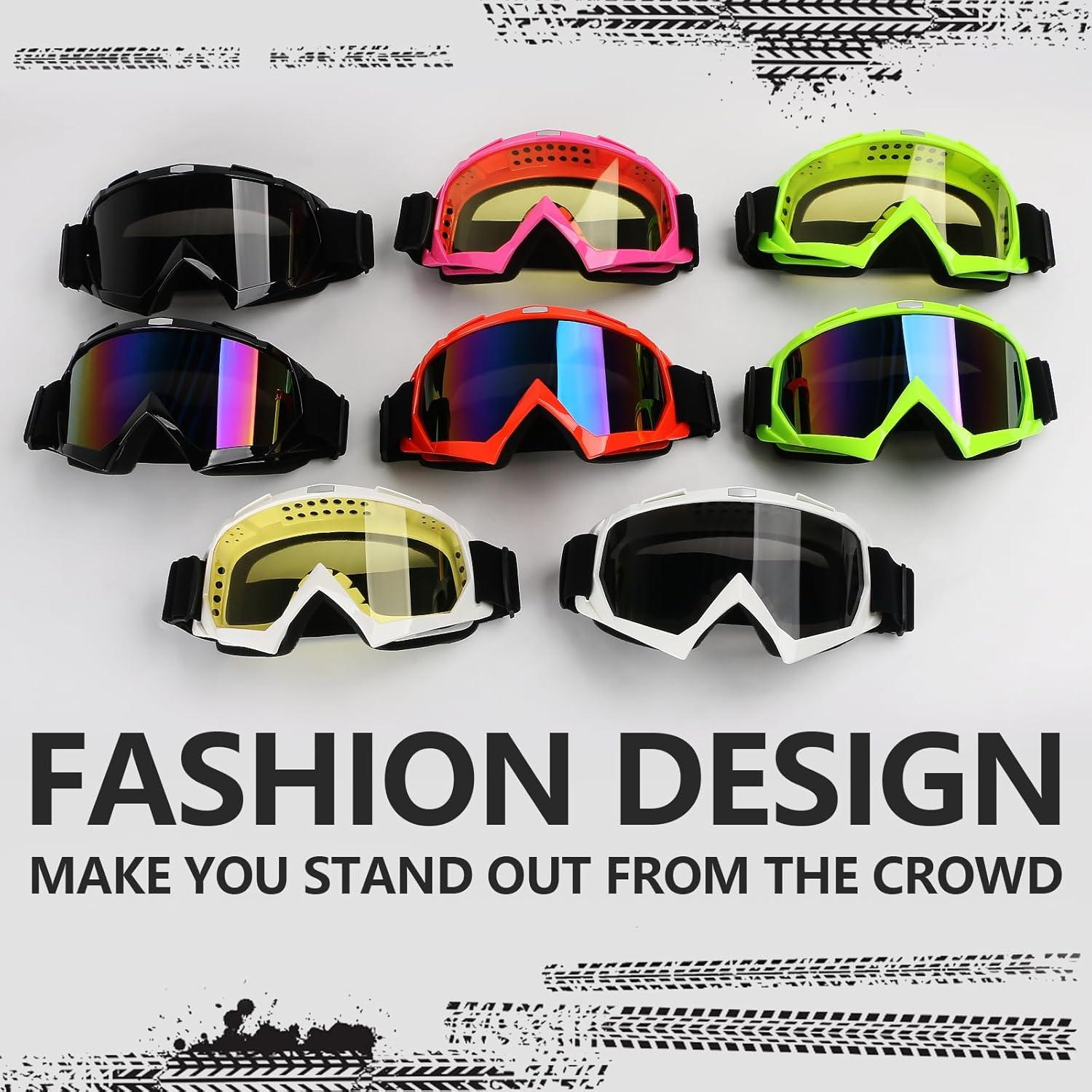 Gafas de Motocross GGBuy para Adultos UV400 Antiempañamiento