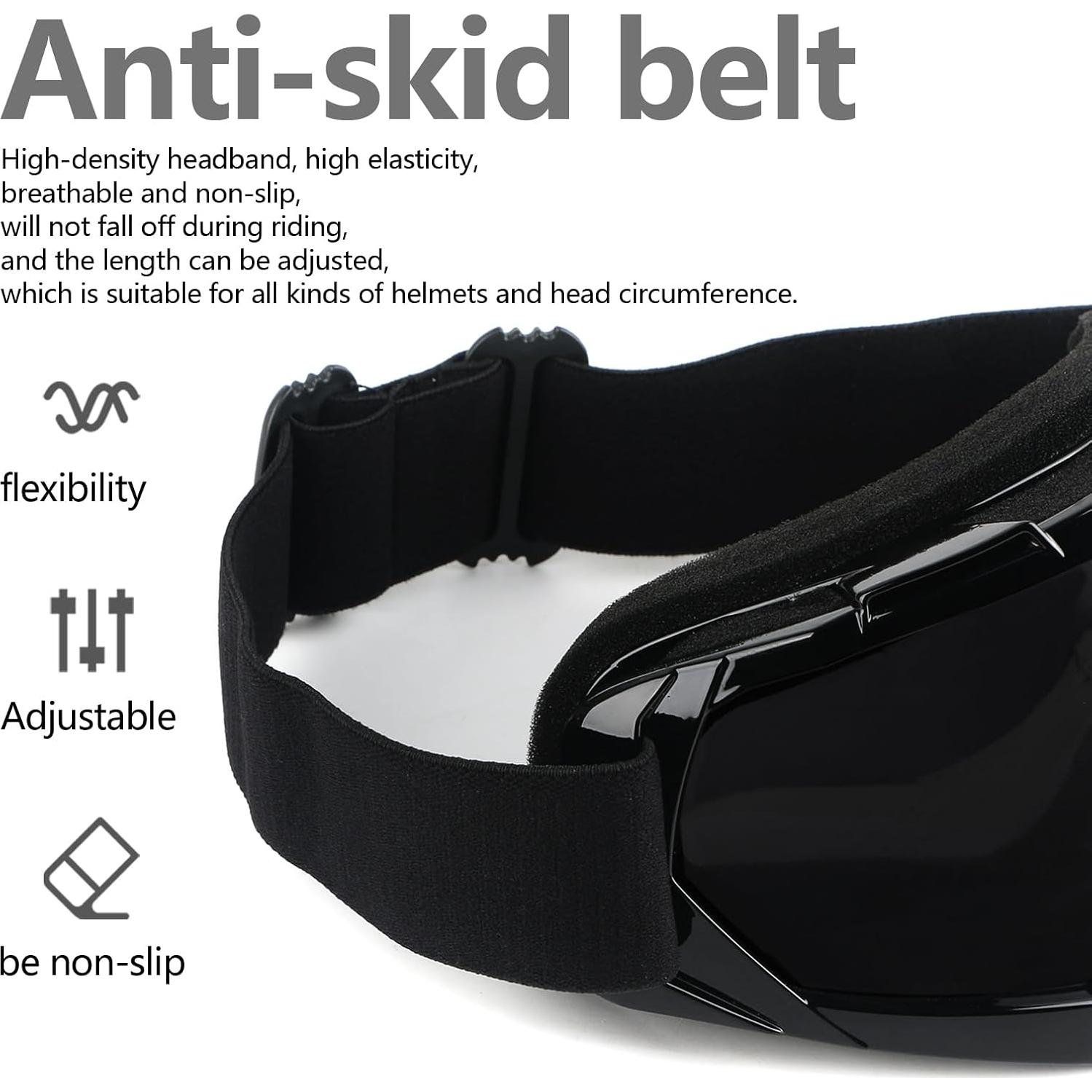 Gafas de Motocicleta GGBuy para Motocross UV400 Ajustables