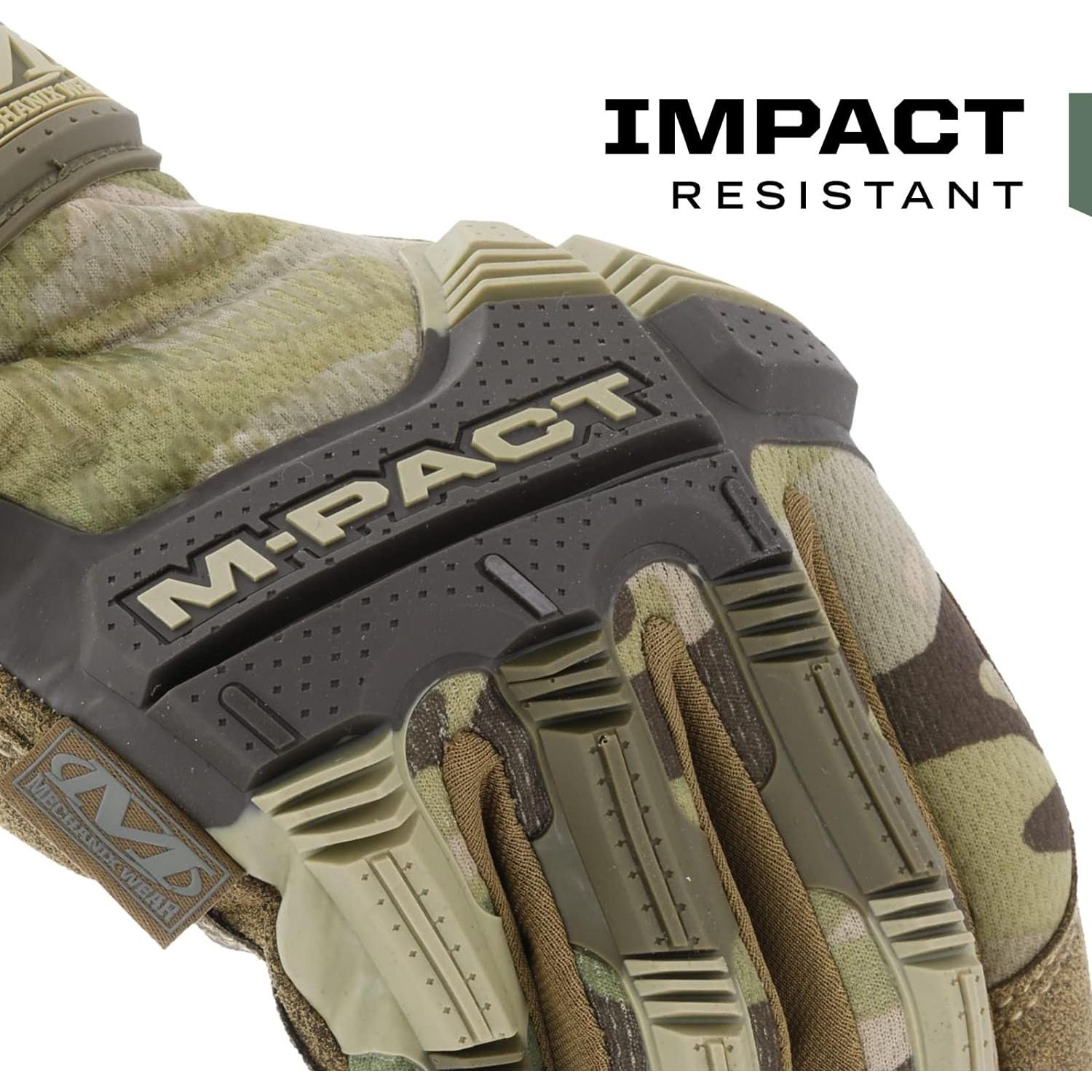 Guantes Tácticos Mechanix Wear M-Pact Camuflaje Grande