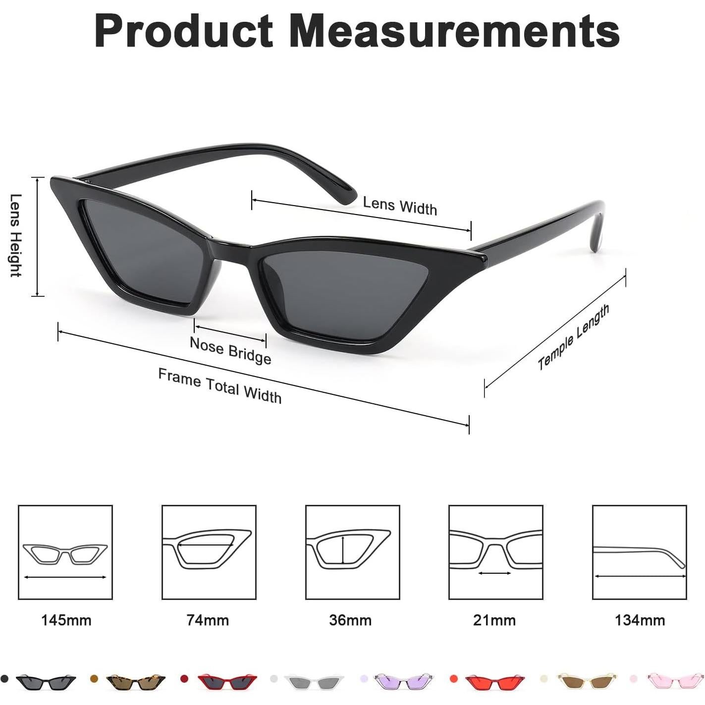 Gafas de sol FEISEDY B2291 estilo gato para mujeres UV400