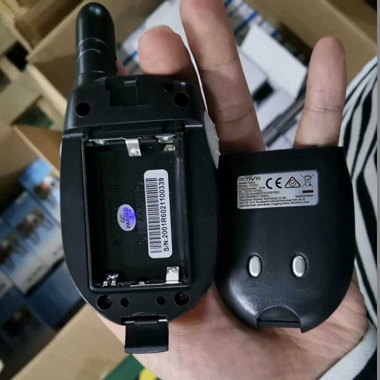 Walkie Talkies Retevis RT602 Recargables para Niños Naranja