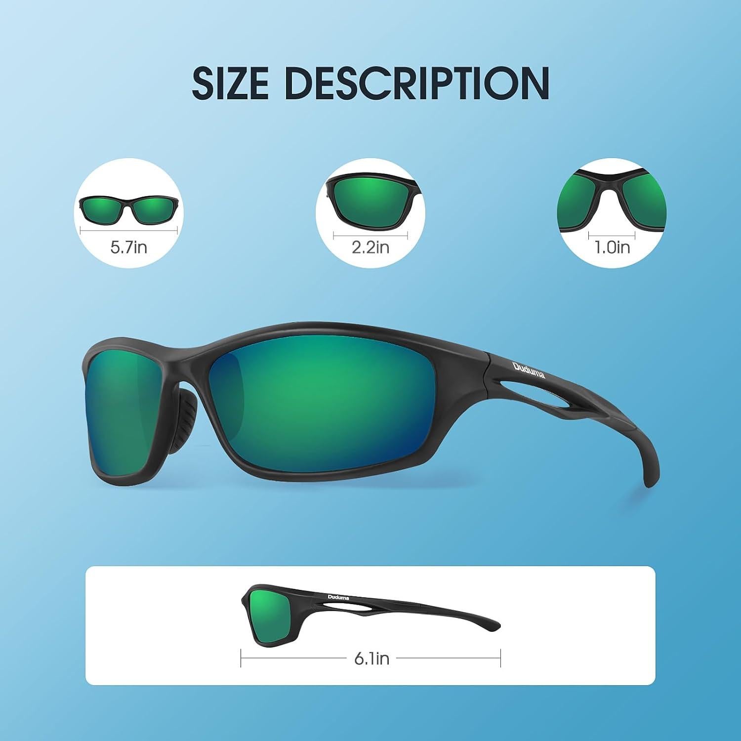 Gafas de sol deportivas Duduma polarizadas UV400 unisex