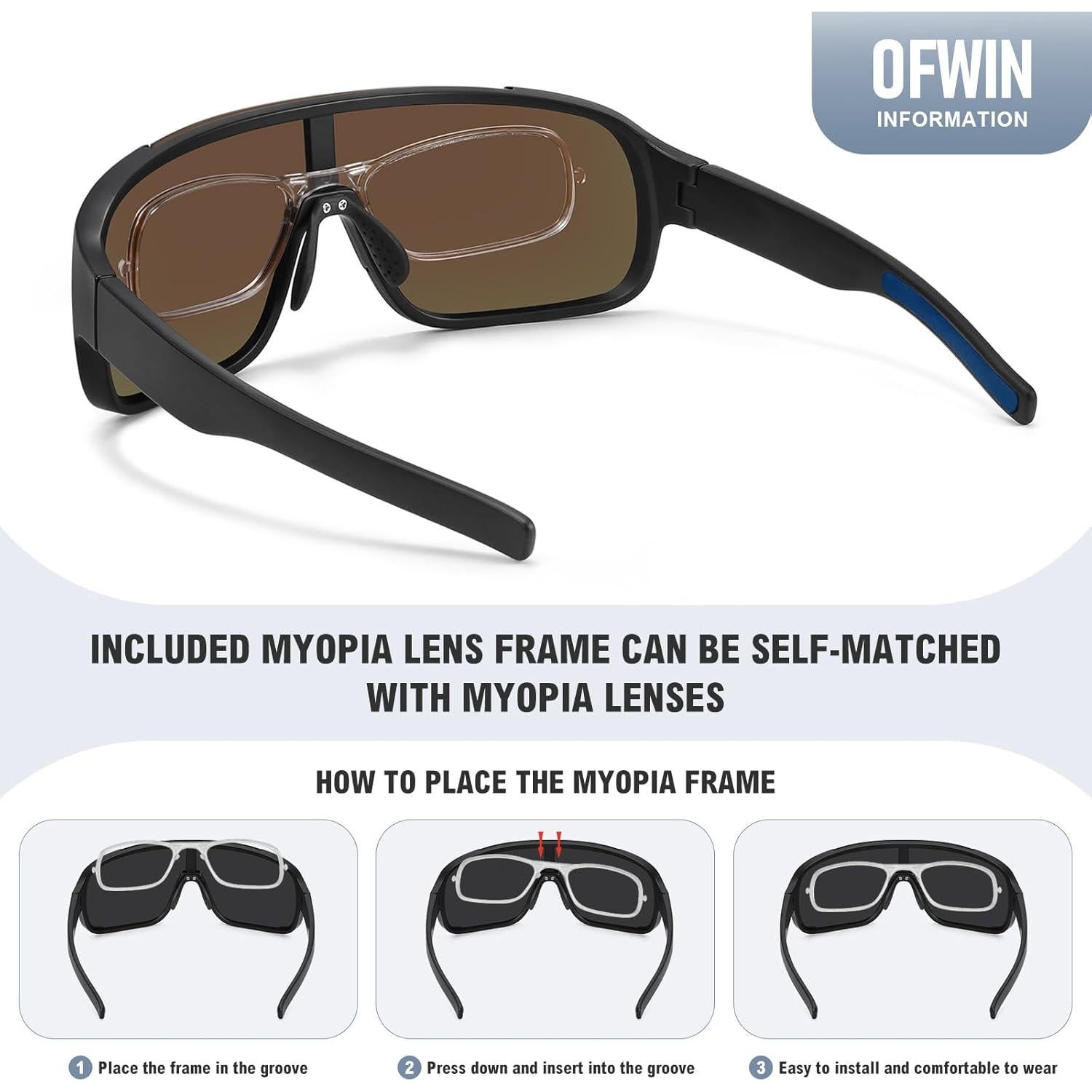 Gafas de sol polarizadas Ofwin para deportes UV400
