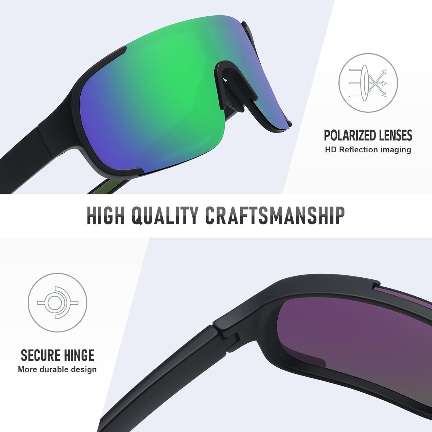 Gafas de sol deportivas Ofwin UV400 para ciclismo y pesca