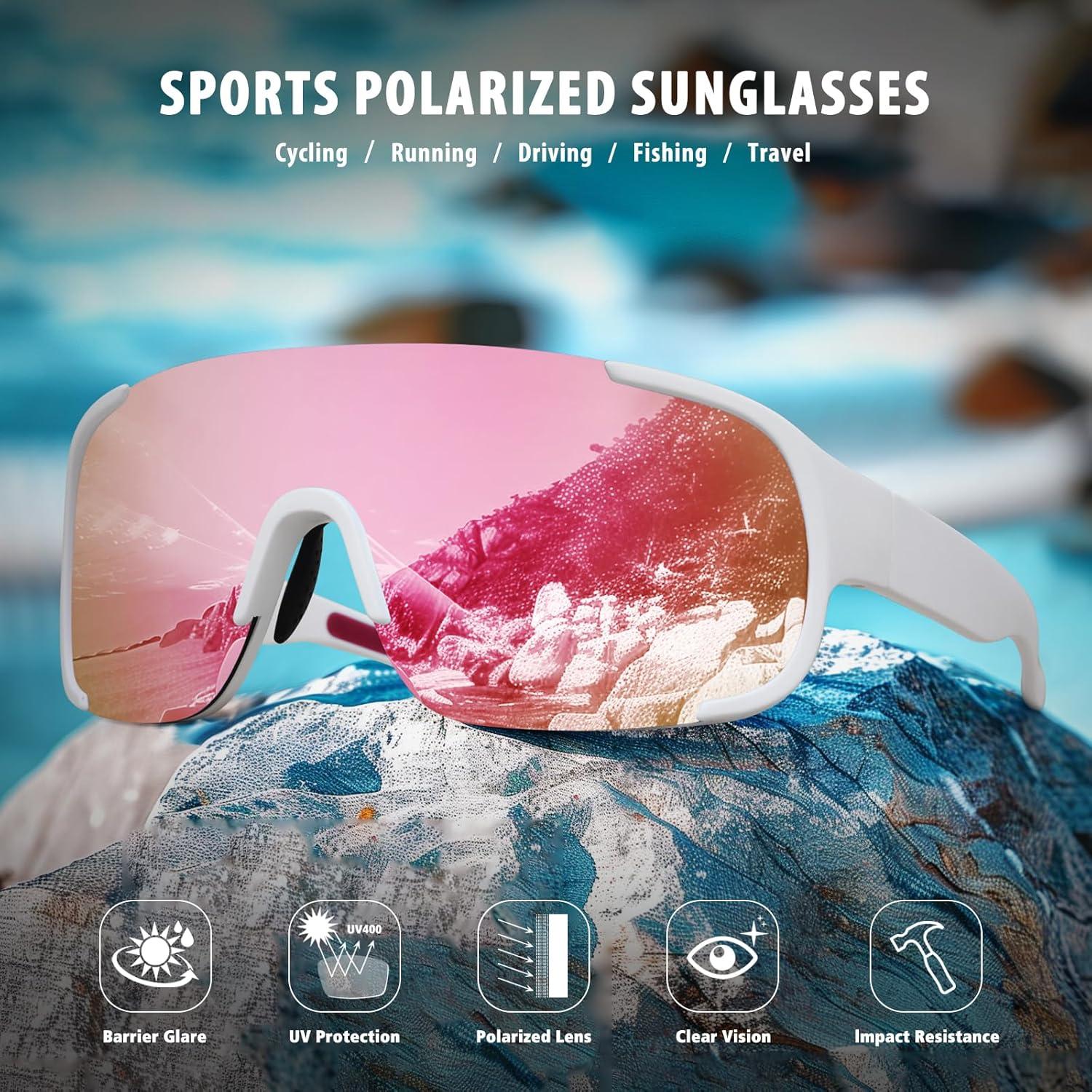 Gafas de sol deportivas Ofwin UV400 para pesca y running