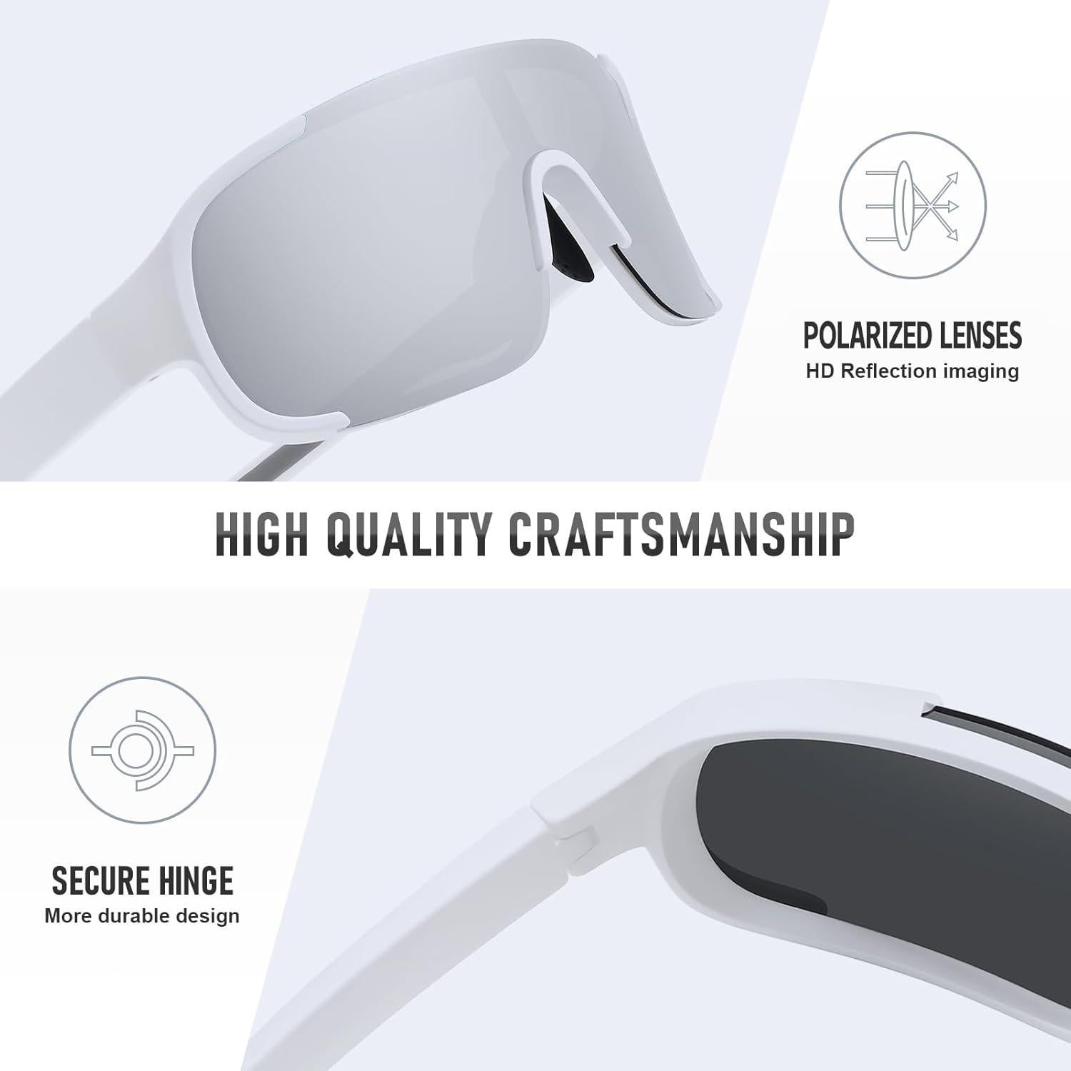 Gafas de sol deportivas Ofwin UV400 para pesca y running