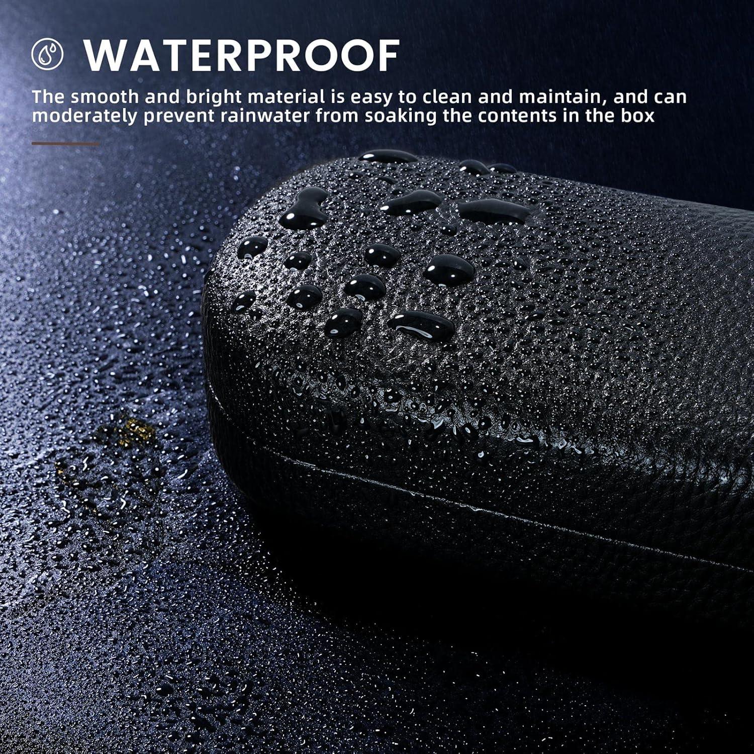 Funda Dura de Cuero Molshine para Gafas de Sol Grande