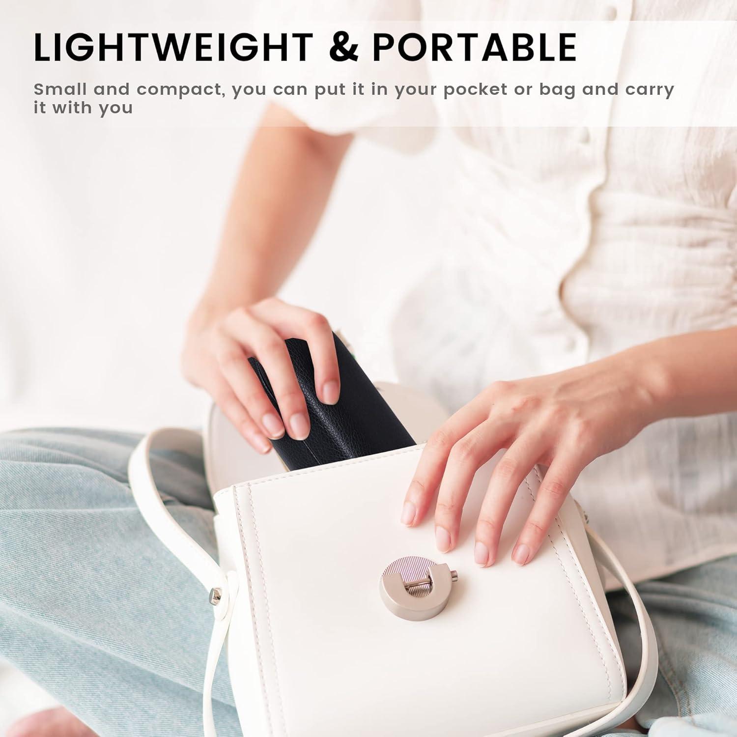 Funda Dura de Cuero Molshine para Gafas de Sol Grande