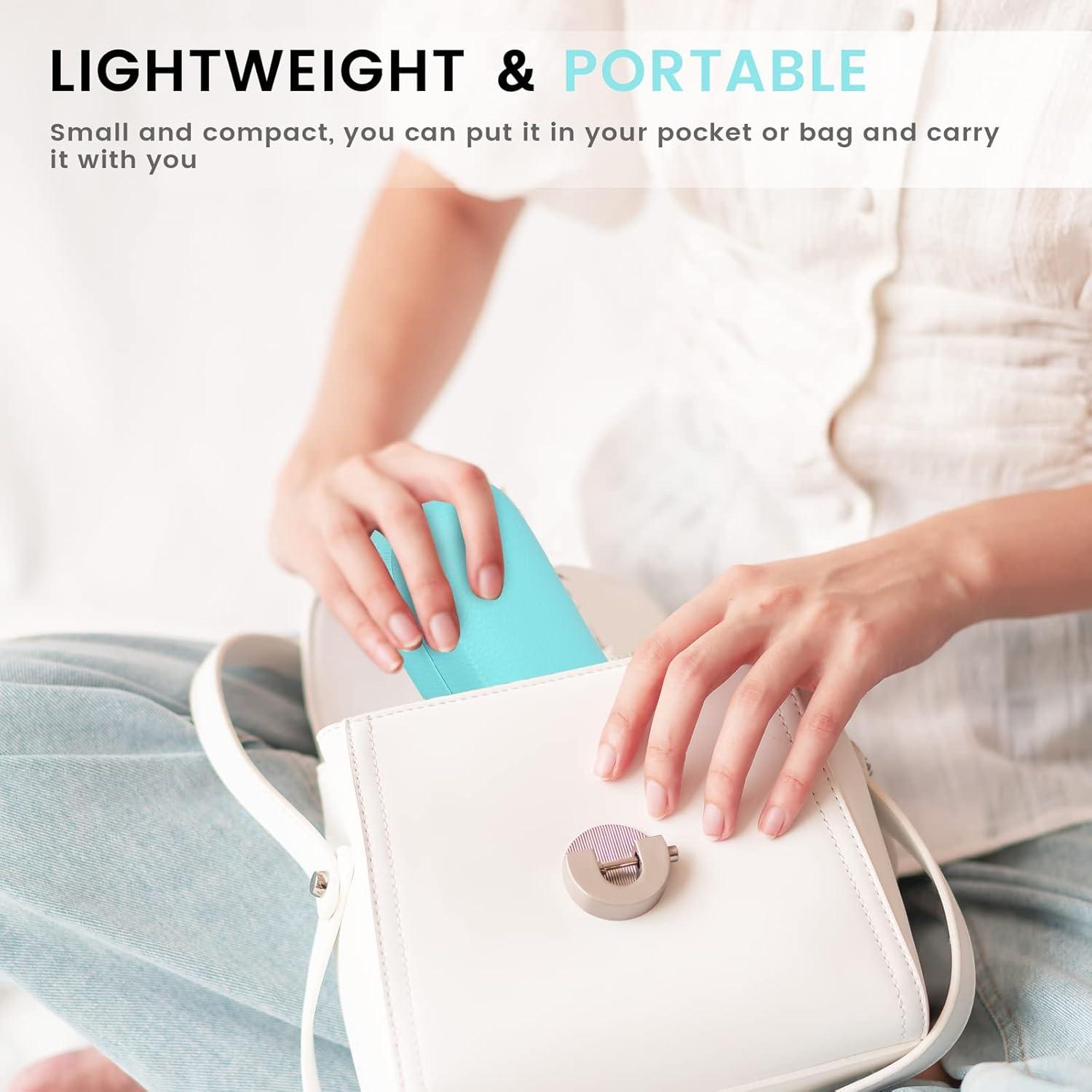 Funda Dura Molshine para Gafas de Sol Azul 15.6x7x4.1cm