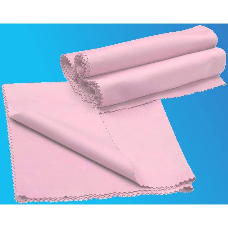 Paño de limpieza microfibra 50x50cm Rosa JOS para pantallas