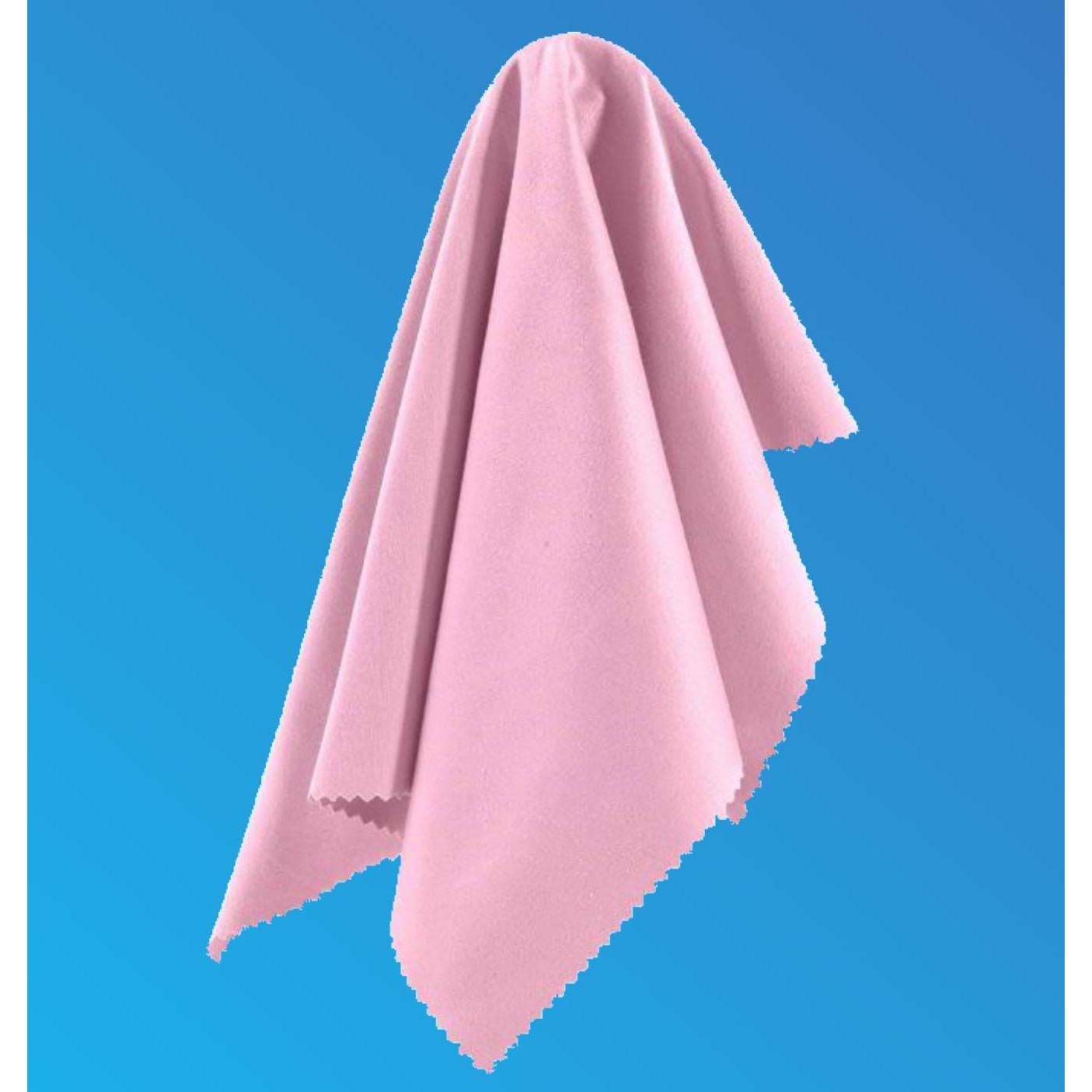 Paño de limpieza microfibra 50x50cm Rosa JOS para pantallas