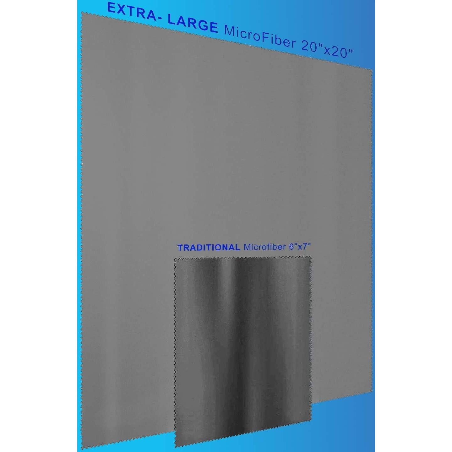 Paño de limpieza microfibra JOS 50x50cm gris para pantallas