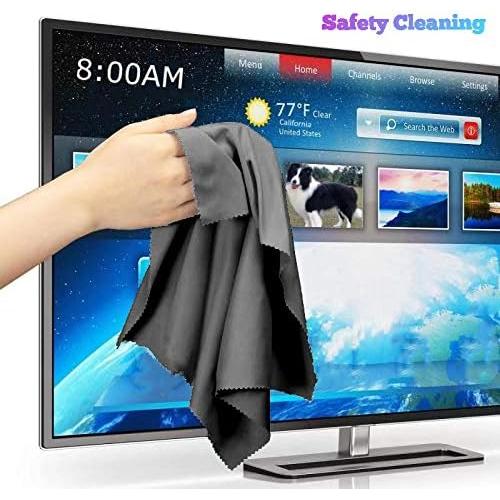 Paño de limpieza microfibra JOS 50x50cm gris para pantallas