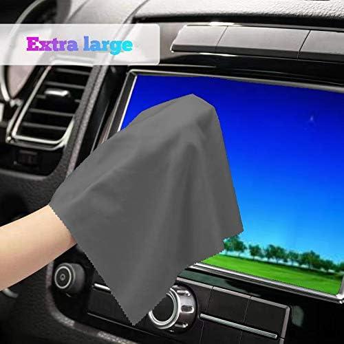 Paño de limpieza microfibra JOS 50x50cm gris para pantallas