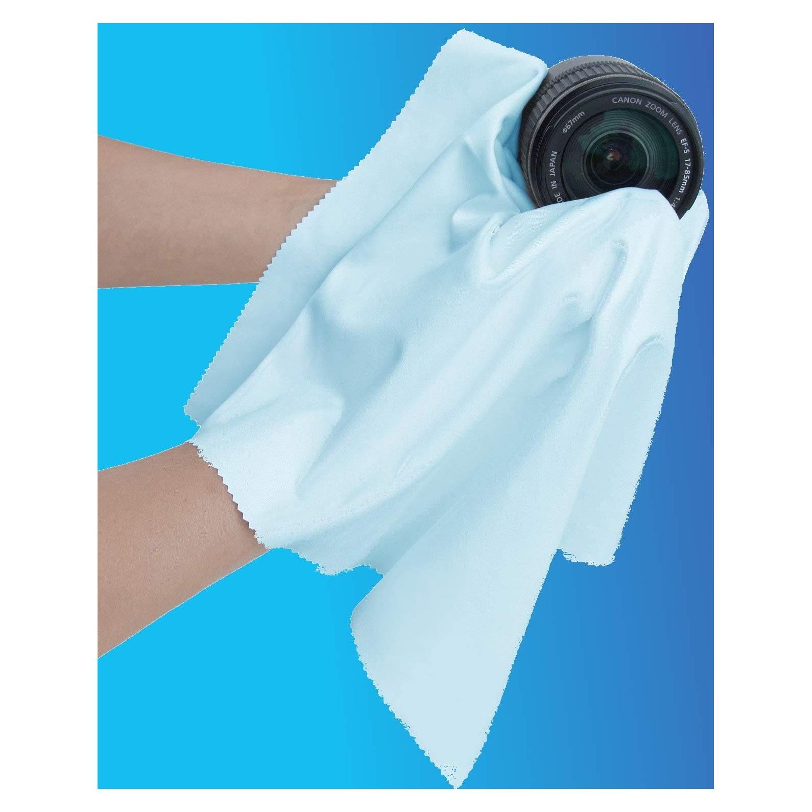 Paño de limpieza microfibra 50x50cm JOS azul claro