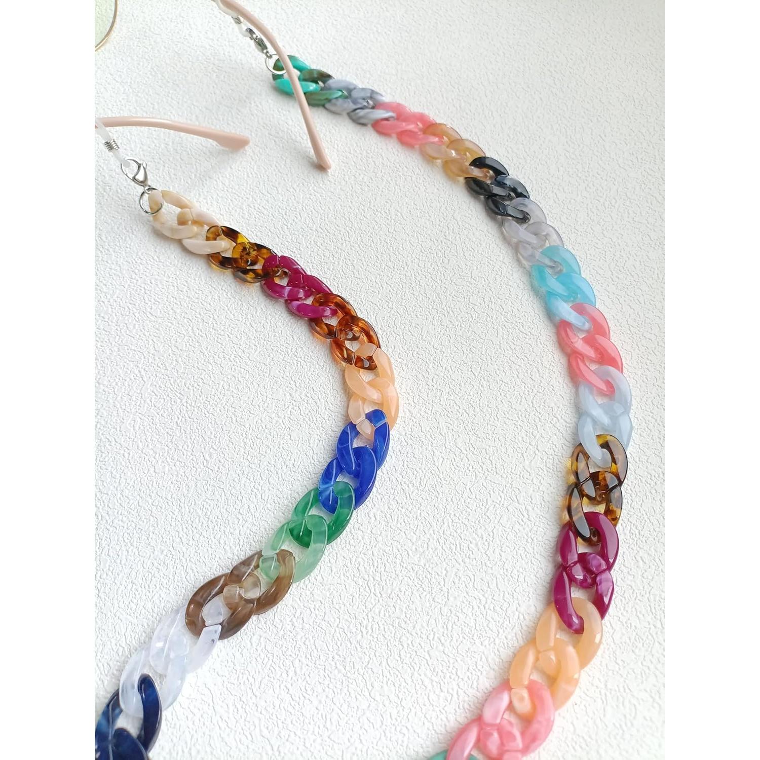 Cadena de Gafas Acrílica para Mujeres 71 cm Soporte Cuello