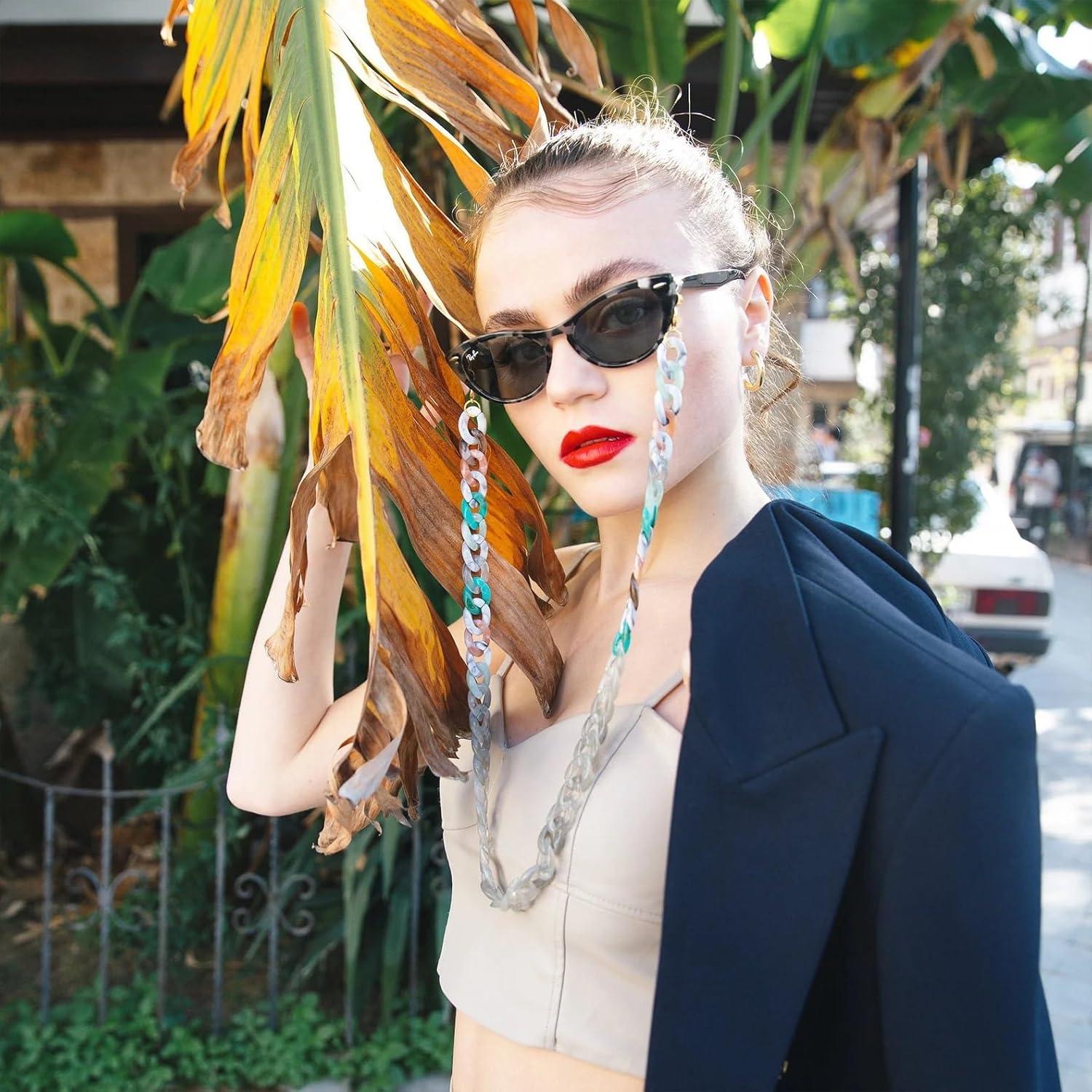 Cadena de Gafas Acrílicas Cosace 71 cm Antideslizante