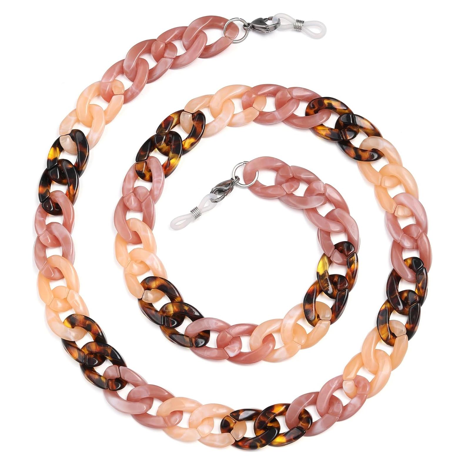 Cadena de Gafas Acrílica para Mujeres 71 cm Soporte Alrededor del Cuello