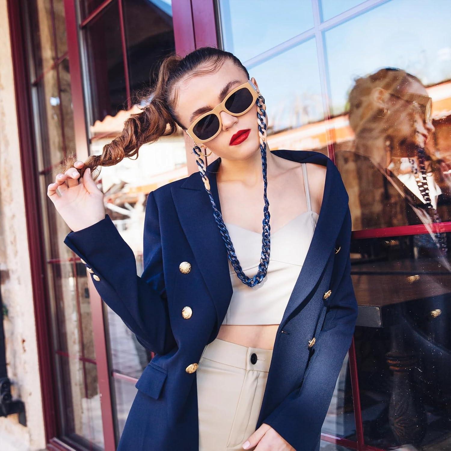 Cadena de Gafas Acrílica Cosace 71 cm Antideslizante