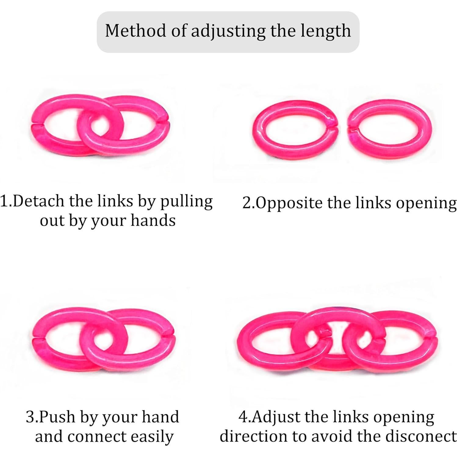 Cadena de Gafas Acrílica para Mujeres 71 cm Soporte Lanyard