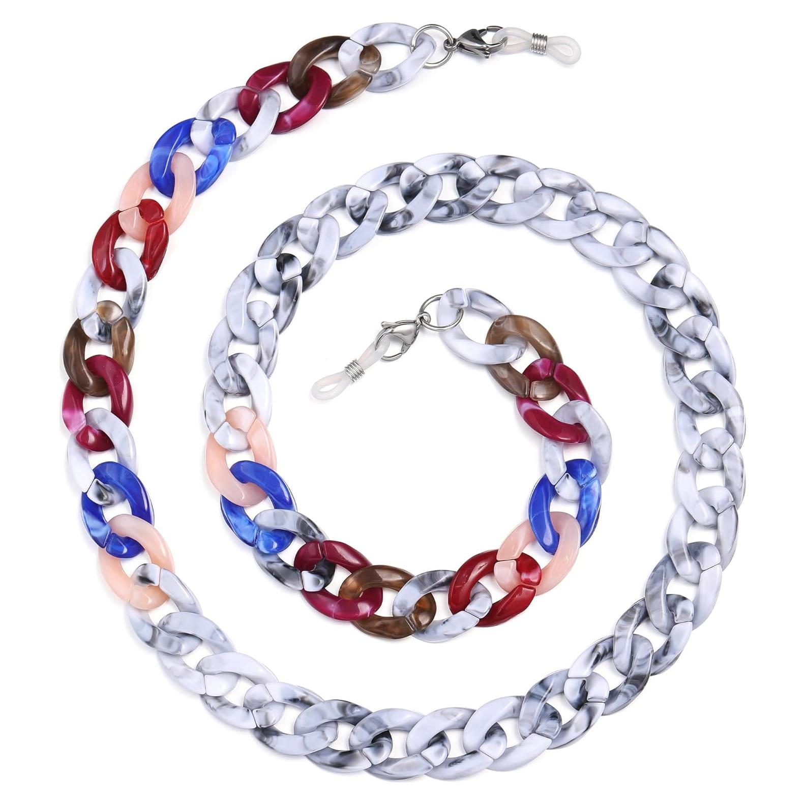 Cadena de Gafas Acrílicas Cosace 71 cm Antideslizante